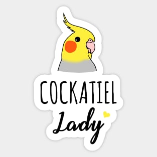 cockatiel lady Sticker